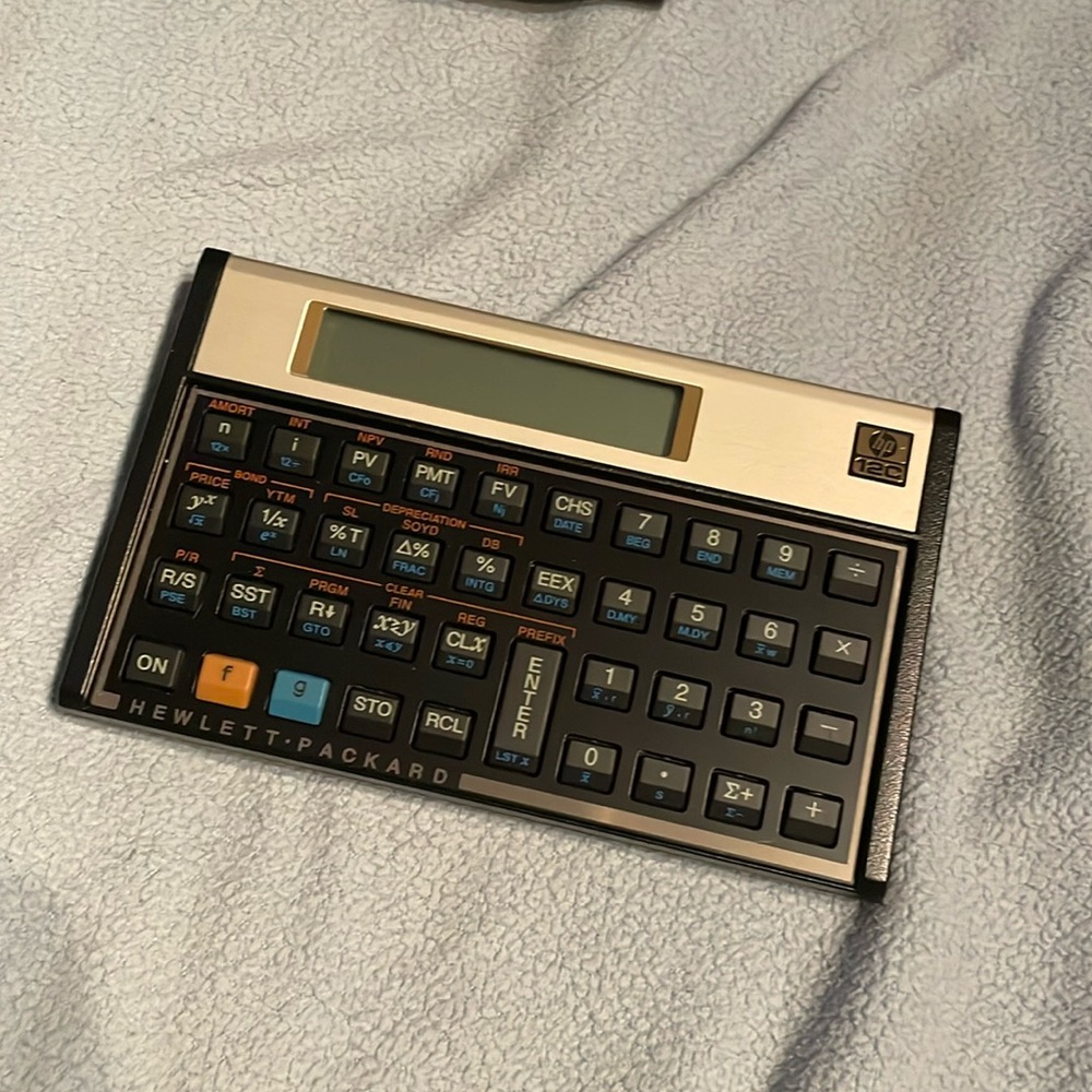 HP 12C calculator